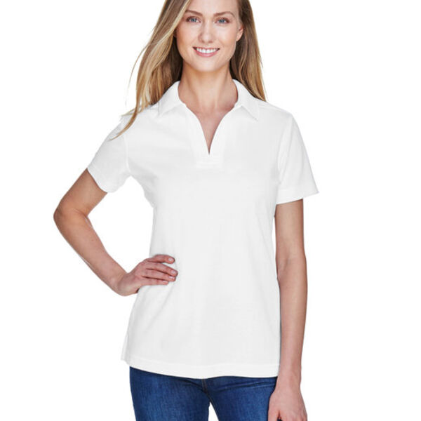 CrownLux Performance® Ladies' Plaited Polo Thumbnail