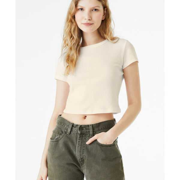 Ladies' Micro Ribbed Baby T-Shirt Thumbnail