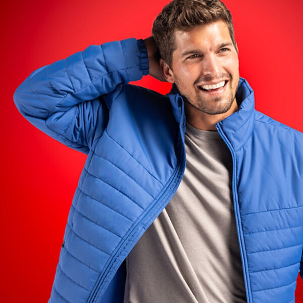 Clique Elevation Eco Full Zip Mens Puffer Jacket Thumbnail
