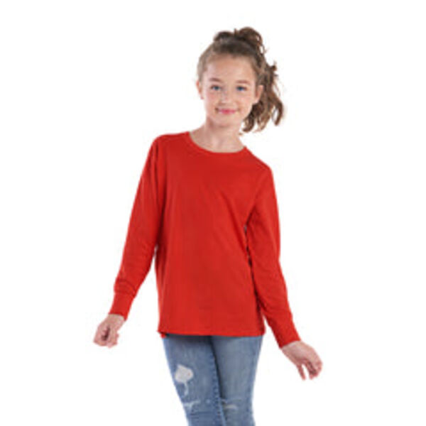 Youth Long Sleeve Crew Neck Tee Thumbnail